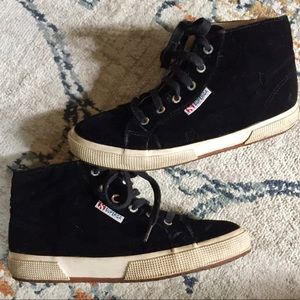 Superga Velvet Hi Top Sneaker